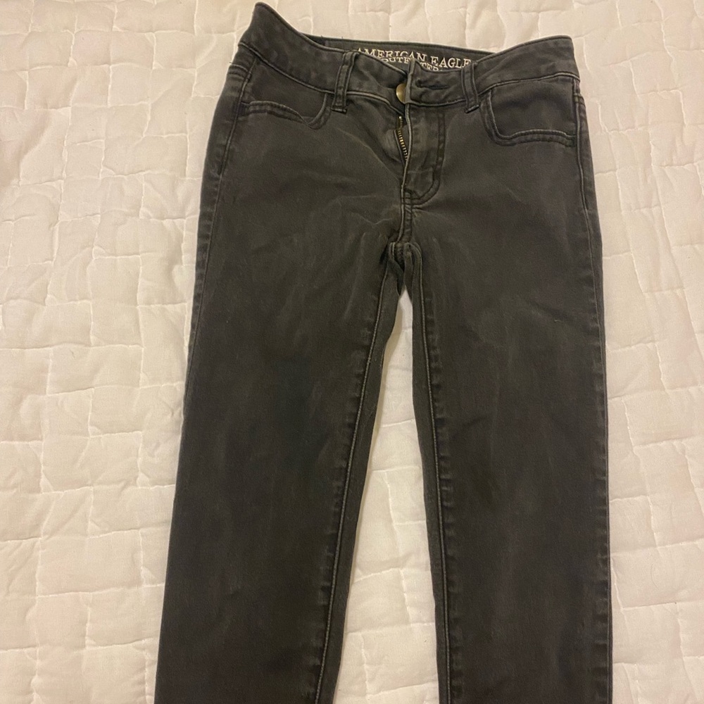 Black American Eagle Jegging